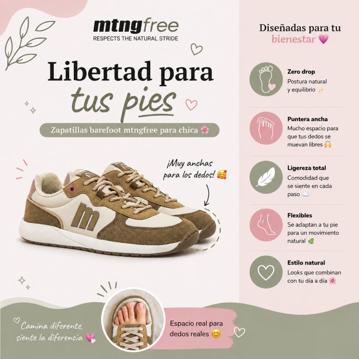 Zapatillas Barefoot Mustang 60857 - 6