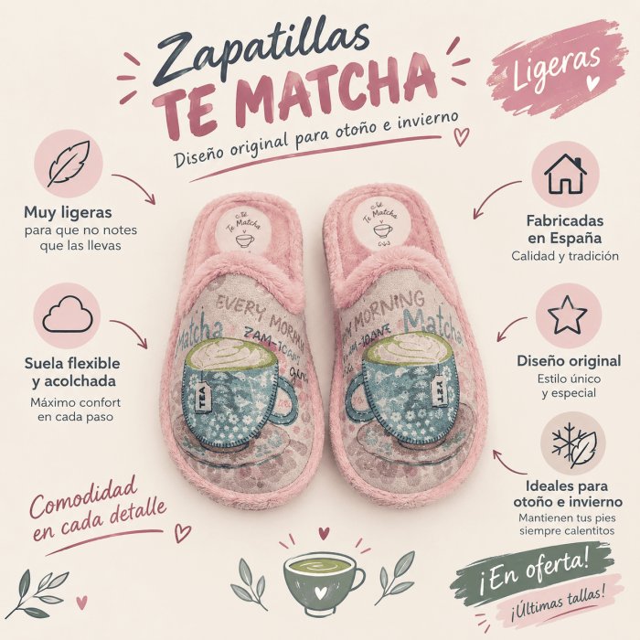 Pantoufles Matcha pour femmes | Pelusin Extra-Flex - 5