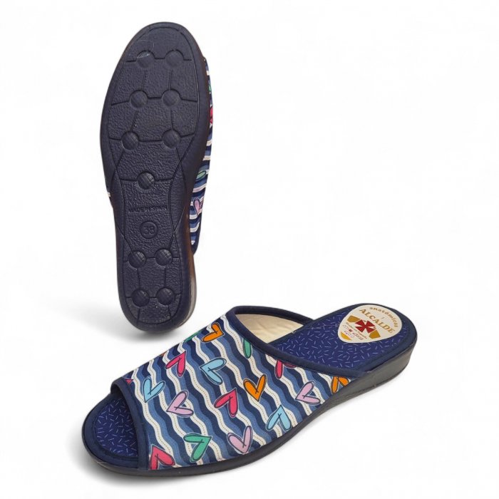 Chinelo feminino de verão acessível, com bico aberto e salto plataforma. - 3