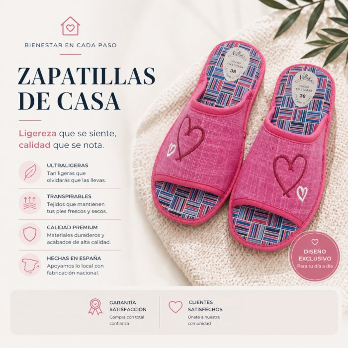 Chinelo feminino de verão, fúcsia, leve - 4