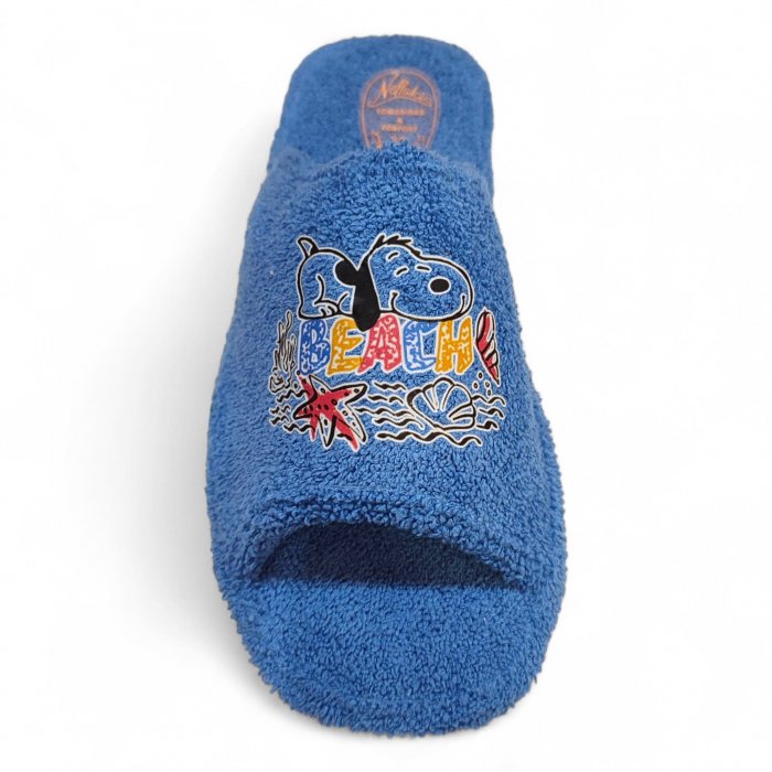 Chinelo de praia feminino azul para o verão - 3