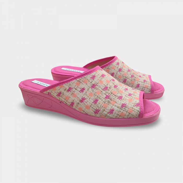 Chinelo Anabela Feminino de Verão | Lona Macia e Sola Antiderrapante - 2