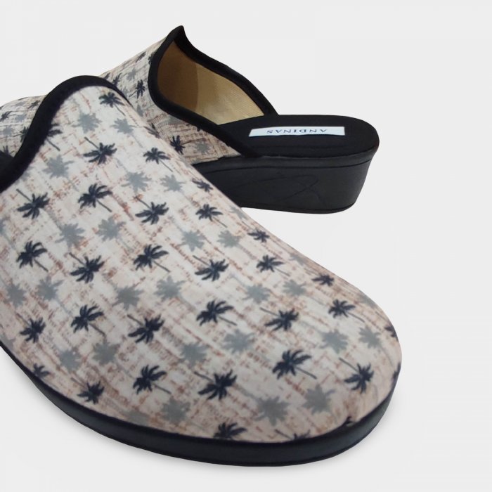 Sabatilles de Casa Dona Estiu amb Cunya i Puntera Tancada | Lona Suau Antilliscant - 3