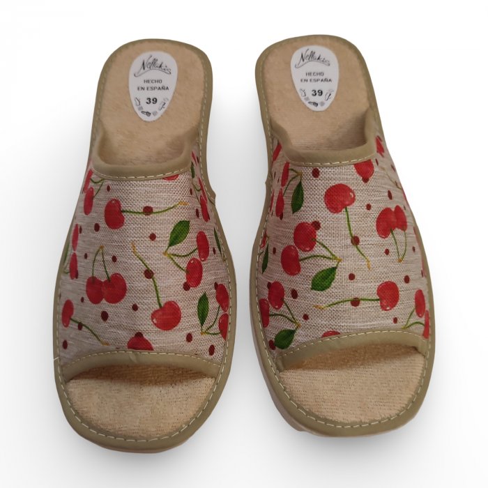 Zapatillas de Casa Verano Cerezas | Ligeras, Transpirables - 3