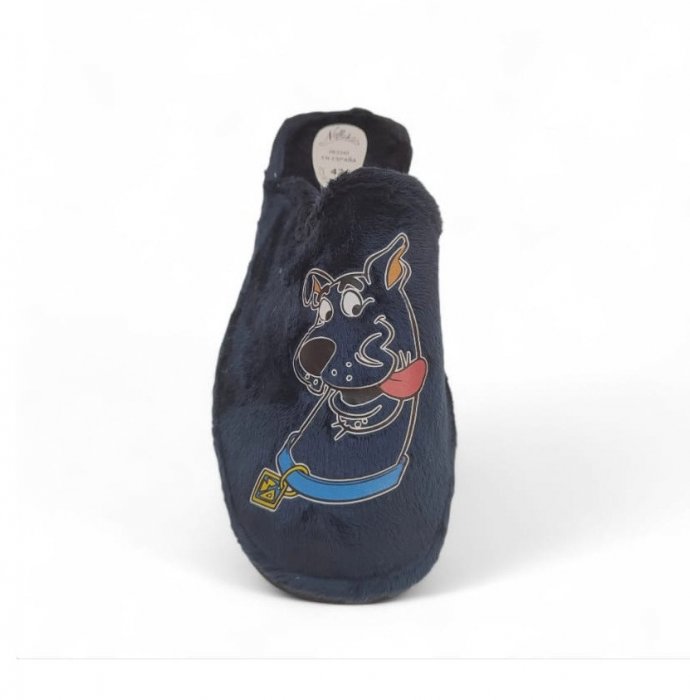 Pantufas masculinas divertidas para usar em casa com estampa de cachorro engraçado. - 3