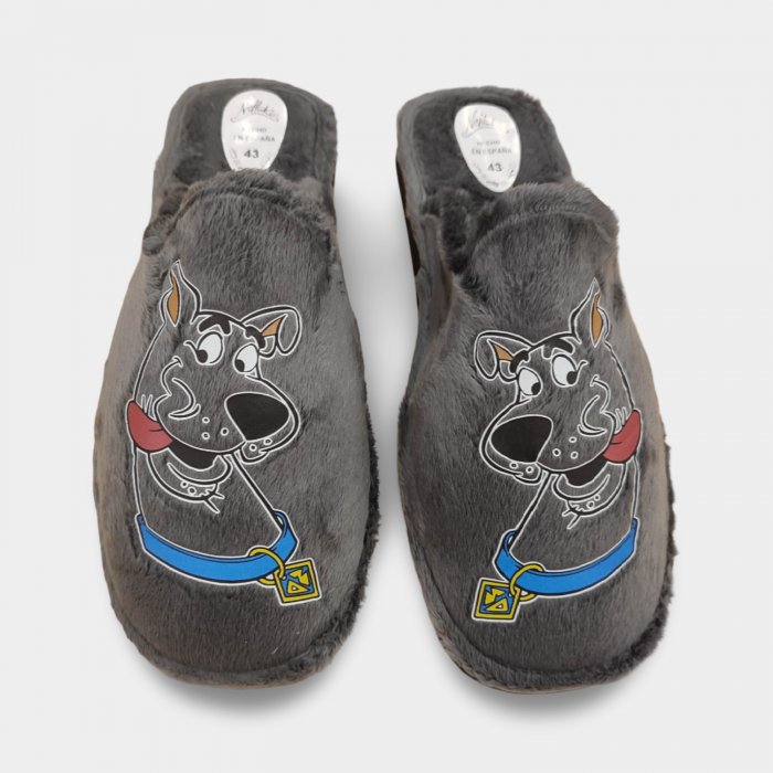 Chinelo cinza divertido e barato - 1