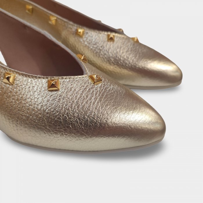 Sapato de couro Pitillos 11173 com bico fino - 3