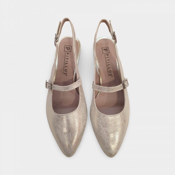 Sapato de couro com salto Pitillos 11183 - 2