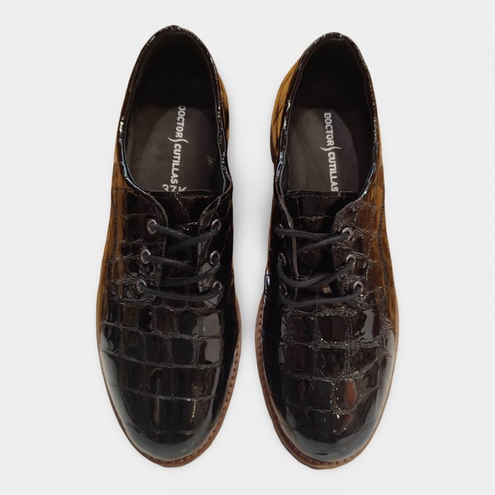 Zapatos Doctor Cutillas Mujer Negros | Piel y Charol - 3