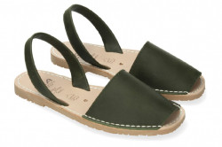 Avarca Menorquina Ria hombre piel kaki