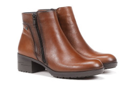 Botines Fluchos F1367 dynergy piel tacón cuero