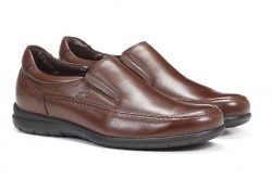 Mocasín Fluchos Luca 8499 piel castaño