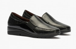 Mocasines Pitillos negros adaptables