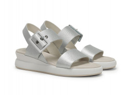 Sandalias Dorking by Fluchos piel plata