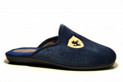 Zapatillas casa destalonadas marino