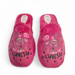 Zapatillas casa Rosa Fuxia espresso económicas para regalar