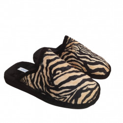 Zapatillas casa tigre animal print Andinas para invierno no pesan
