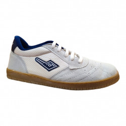 Zapatillas Futbol Sala Clásica piel blanco