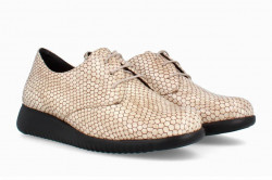 Zapato atado charol piel Doctor Cutillas piedra