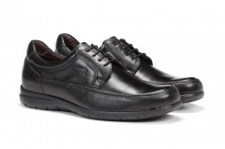 Zapato atado Fluchos Luca 8498 piel negro