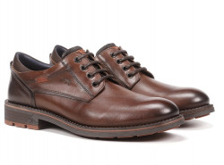 Zapatos atados piel Fluchos F1340 marrón