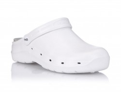 Zueco tira trabajo Chanclas blanco