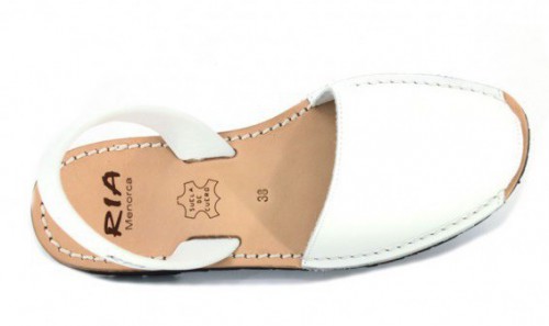 Avarca Menorquina Ria hombre piel color blanco - 2