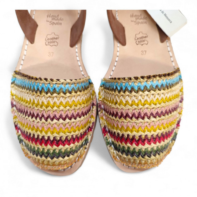 Avarcas Menorquinas Ria auténticas multicolor - 2