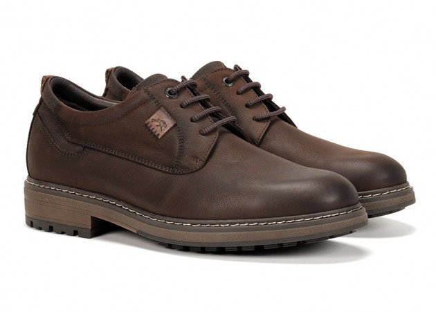 Blucher Fluchos f1589 piel engrasada castaño - 1