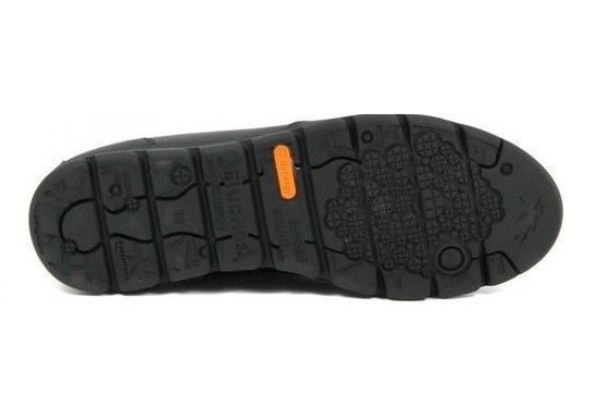 Botín Fluchos F0356 plano elásticos negro - 3