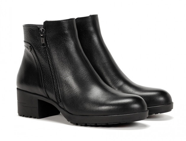 Botines Fluchos Aliss dynergy tacón negro - 1