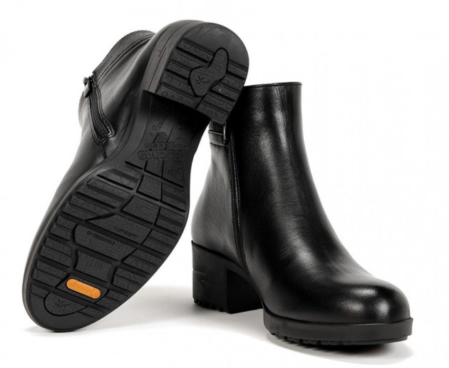 Botines Fluchos Aliss dynergy tacón negro - 2