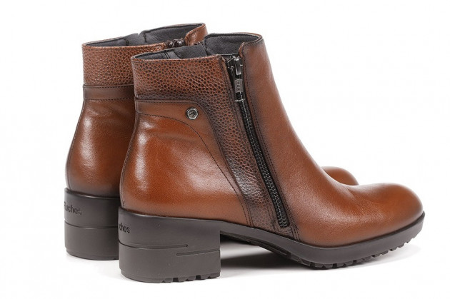 Botines Fluchos F1367 dynergy piel tacón cuero - 3