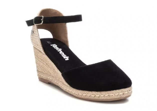 Cuñas esparto Refresh punta cerrada negro - 2