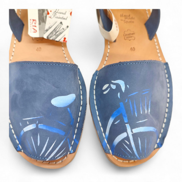 Menorquinas Ria bicicleta pintada a mano - 2