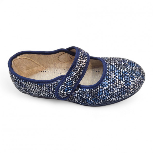 Merceditas tela señora con velcro - 2