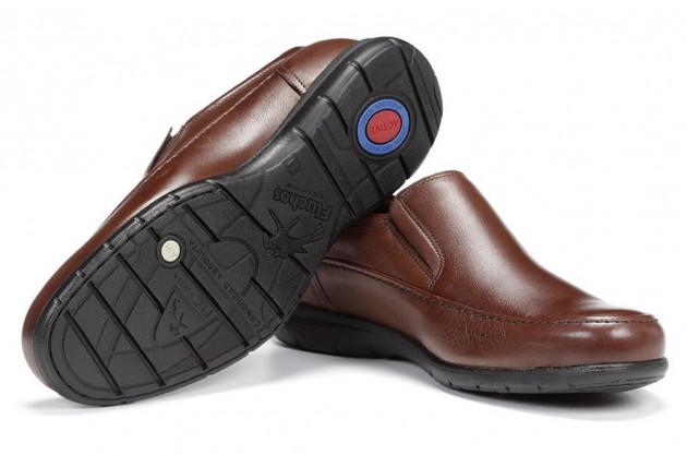 Mocasín Fluchos Luca 8499 piel castaño - 2