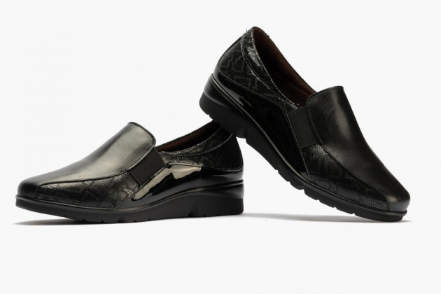 Mocasines Pitillos negros adaptables - 2