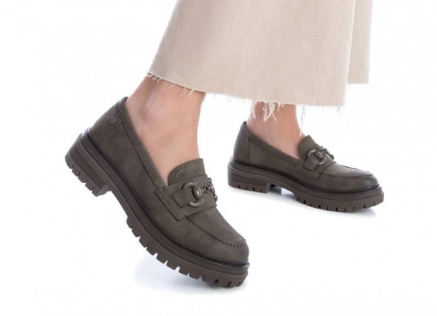 Mocasín Refresh kaky suela gruesa - 1