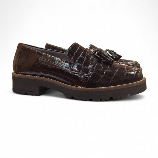 Mocasines Pitillos 10080 piel charol negro - 1