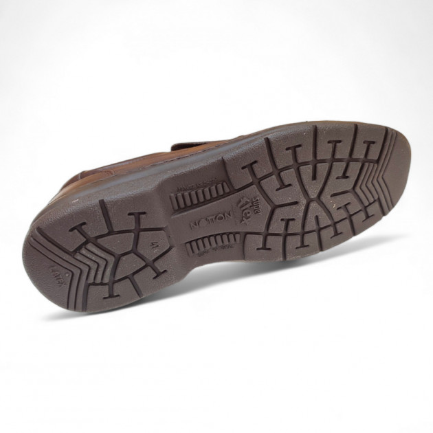 Notton de hombre marrón sin cordones - 3