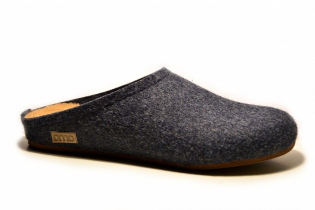 Pantufla hombre destalonada GMD marino - 1