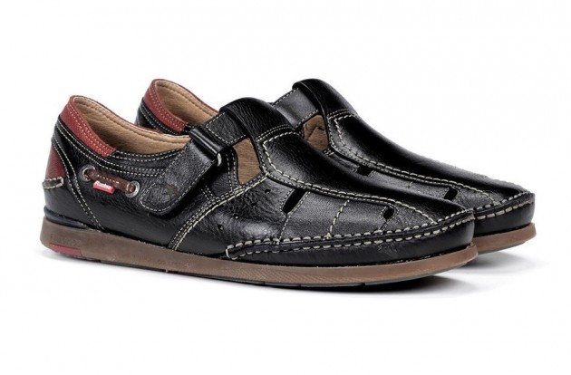 Sandalia piel Fluchos 9882 negro - 1