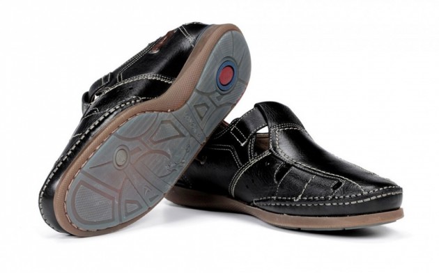 Sandalia piel Fluchos 9882 negro - 2