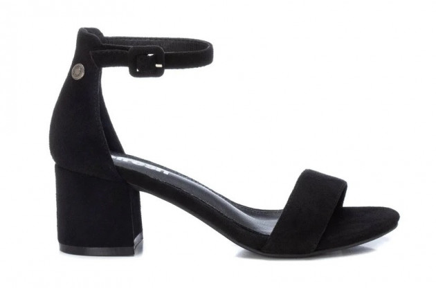 Sandalias fiesta tacón medio Refresh negro - 2