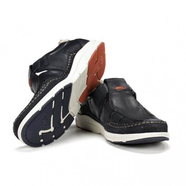 Sandalias Fluchos azul marino hombre peso light - 3