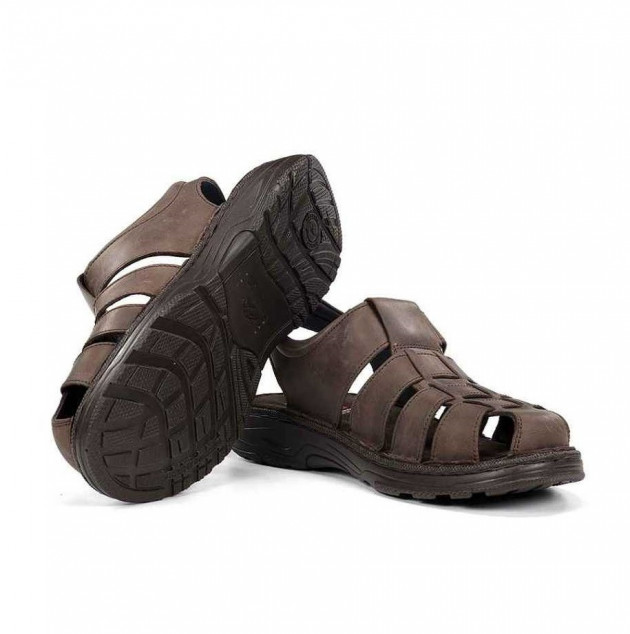 Sandalias fluchos hombre económicas marrones - 3