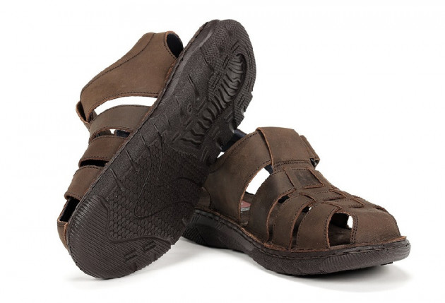 Sandalias Fluchos Keops piel marrón - 2