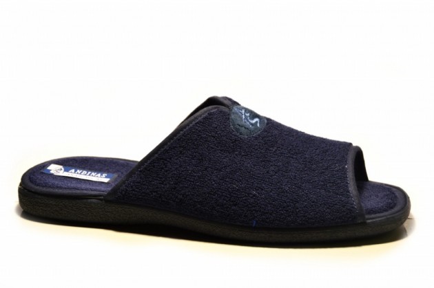 Zapatilla casa abierta Andinas rizo marino - 1