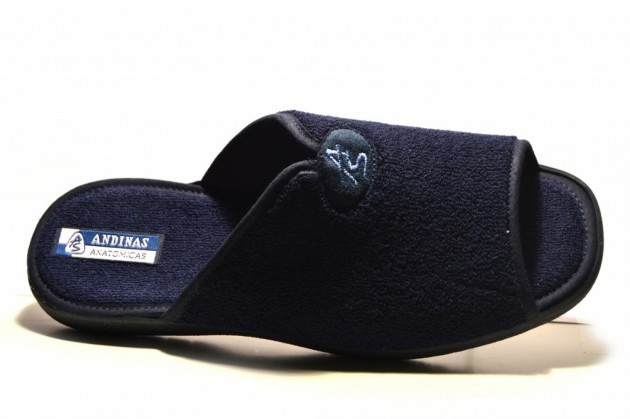 Zapatilla casa abierta Andinas rizo marino - 2